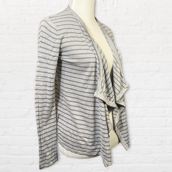 Ann Taylor LOFT Striped Cardigan Small EUC - Picture 2 of 5